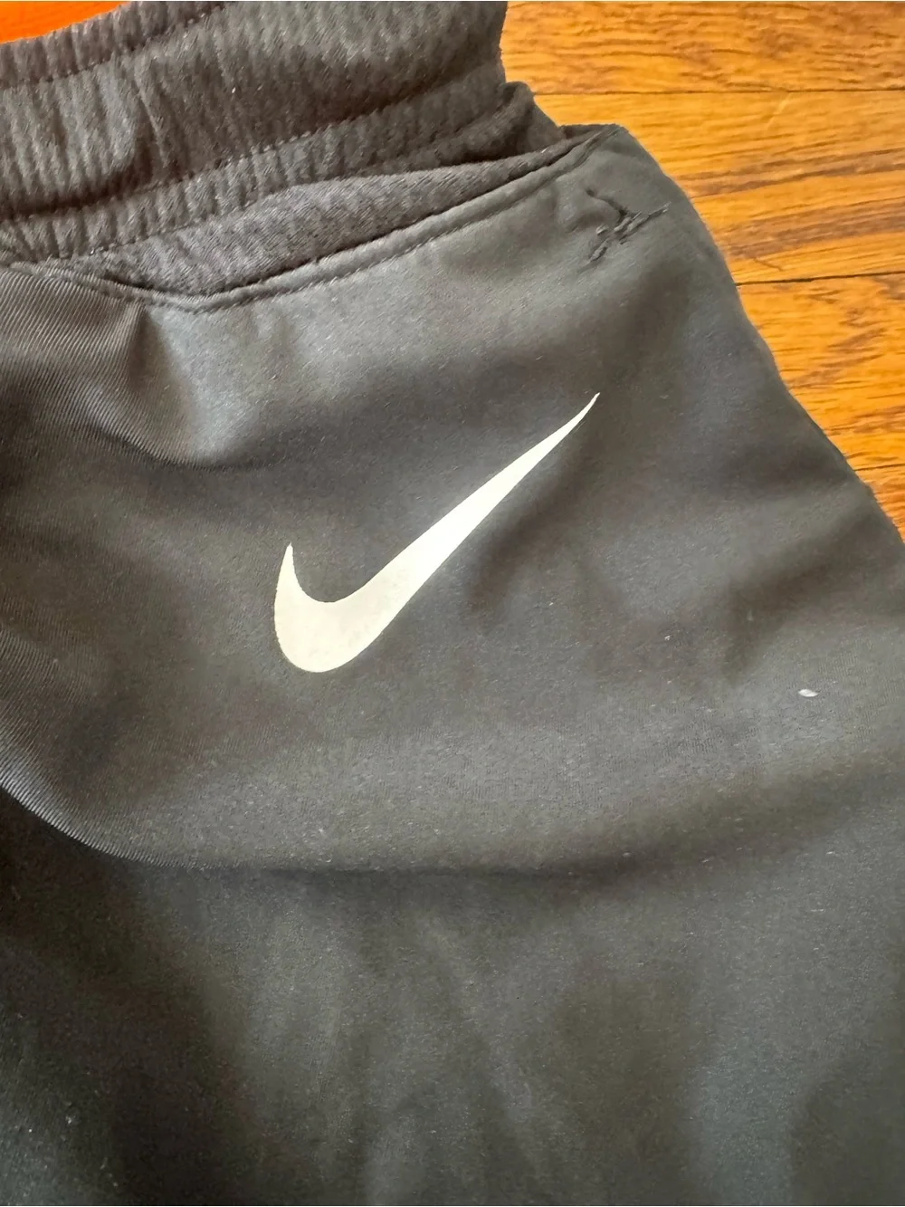CINCINNATI BENGALS (NFL) NIKE Black and Orange Athletic DRI-FIT Shorts